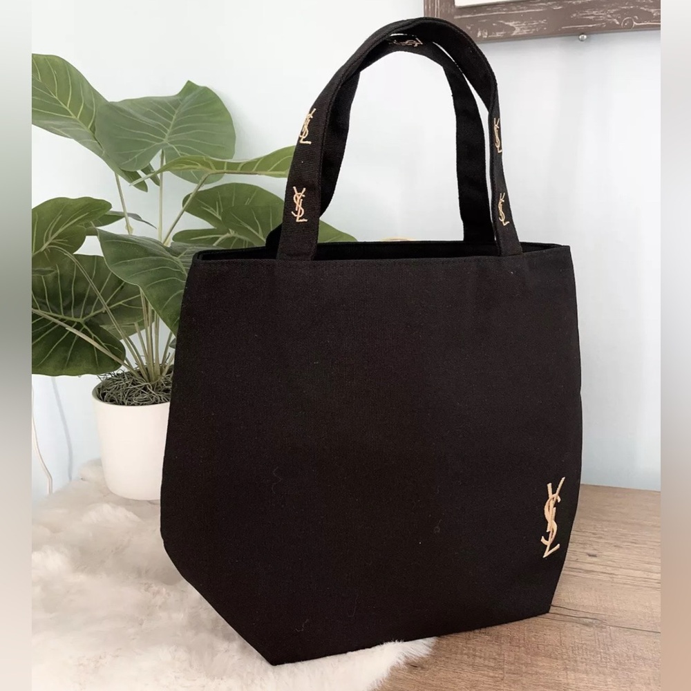 Yves Saint Laurent Tote - Embroidered Logos